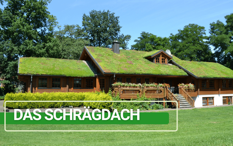 Gründach Schrägdachbegrünung Banner - TOPGREEN-Gründachsysteme